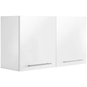 Hängeschrank WIHO KÜCHEN Flexi2, weiß (front: weiß glanz, korpus: weiß), B:100cm H:56cm T:35cm, Schränke, Breite 100 cm