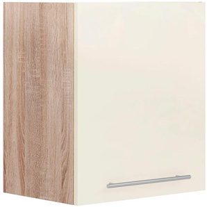 Hängeschrank WIHO KÜCHEN Flexi2, beige (front: magnolia, korpus: sonoma eiche), B:50cm H:56cm T:35cm, Schränke, Breite 50 cm