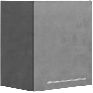 Hängeschrank WIHO KÜCHEN Flexi2, grau (front und korpus: betonfarben), B:50cm H:56cm T:35cm, Schränke, Breite 50 cm