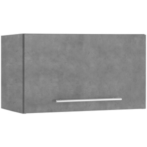 Hängeschrank WIHO KÜCHEN Flexi2, grau (front und korpus: betonfarben), B:60cm H:35cm T:35cm, Schränke, Breite 60 cm, mit 1 Tür, rechts/links wechselbar