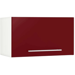 Hängeschrank WIHO KÜCHEN Flexi2, rot (front: rot glanz, korpus: weiß), B:60cm H:35cm T:35cm, Schränke, Breite 60 cm