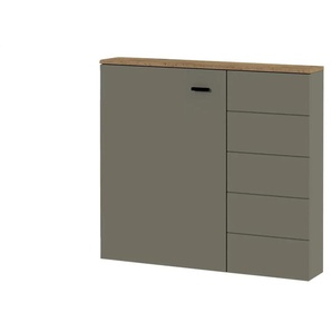 Hängeschuhschrank  Capri ¦ grau ¦ Maße (cm): B: 96 H: 88 T: 18.0