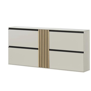 Hängeschuhschrank  Pinto ¦ grau ¦ Maße (cm): B: 187,4 H: 82,2 T: 30.0