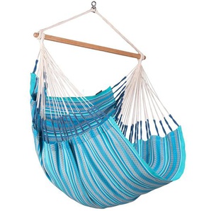 Hängesessel Comfort, Habana Azure, aus Bio Baumwolle, von La Siesta