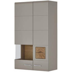Hängevitrine  Cortina ¦ grau ¦ Maße (cm): B: 80 H: 137 T: 37.0