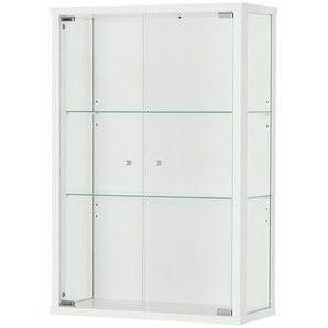 Hängevitrine  Cristal ¦ weiß ¦ Maße (cm): B: 56 H: 82 T: 25.2