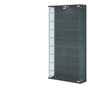 Hängevitrine | grau | 59 cm | 114 cm |
