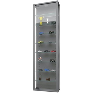 Hängevitrine  Stano ¦ grau ¦ Maße (cm): B: 33 H: 113