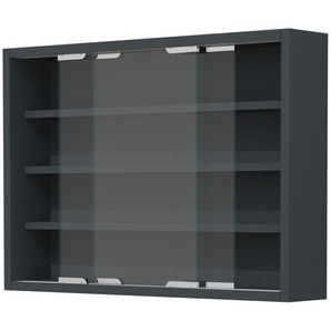 Hängevitrine  Agisa ¦ grau ¦ Maße (cm): B: 57 H: 40