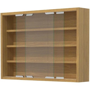 Hängevitrine  Agisa ¦ holzfarben ¦ Maße (cm): B: 57 H: 40