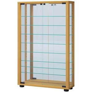 Hängevitrine  Vitrosa ¦ holzfarben ¦ Maße (cm): B: 59 H: 91,3 T: 18.0