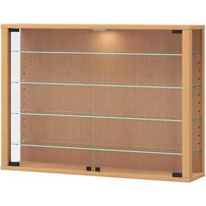 Hängevitrine  Vitrosa ¦ holzfarben ¦ Maße (cm): B: 82,6 H: 59,9