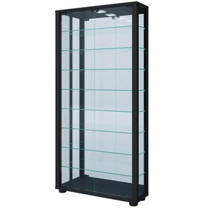 Hängevitrine | schwarz | 59 cm | 114,3 cm | cm 18,0 |