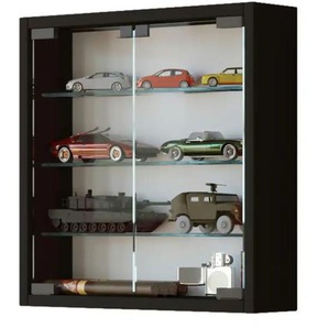 Hängevitrine  Mandosa ¦ schwarz ¦ Maße (cm): B: 40 H: 40