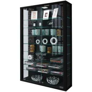Hängevitrine  Vitrosa ¦ schwarz ¦ Maße (cm): B: 59 H: 91,3