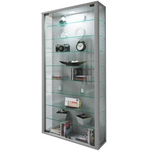 Hängevitrine | silber | 59 cm | 114,3 cm | cm 18,0 |