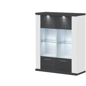 Hängevitrine Toulon | grau | 106 cm | 130 cm | cm 42,0 |