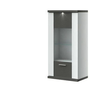 Hängevitrine Toulon | grau | 66 cm | 131 cm | cm 42,0 |