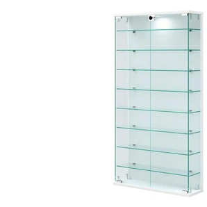 Hängevitrine | weiß | 59 cm | 114 cm |