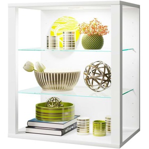 Hängevitrine  Glasol ¦ weiß ¦ Maße (cm): B: 52 H: 60