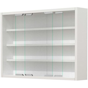 Hängevitrine  Agisa ¦ weiß ¦ Maße (cm): B: 57 H: 40