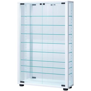 Hängevitrine  Vitrosa ¦ weiß ¦ Maße (cm): B: 59 H: 91,3 T: 18.0