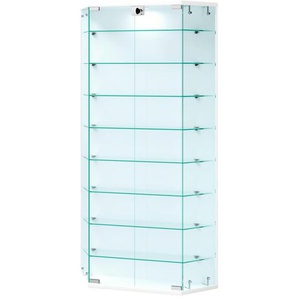 Hängevitrine  Benila ¦ weiß ¦ Maße (cm): B: 83 H: 114