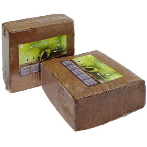 Haga - Kokoserde 2 x 58 Liter Cannabis Aufzuchterde gepresste Blumenerde Naturprodukt