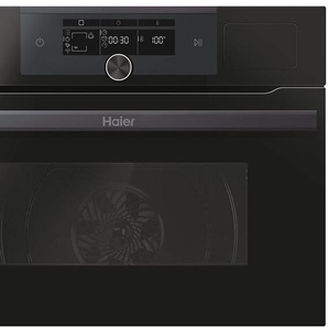 Haier HWO45NM4FXB1Q Kompakt-Dampfbackofen Schwarz