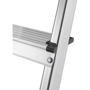 Hailo Stehleiter L60 StandardLine, Alu-Sicherheits-Stehleiter 8 Stufen