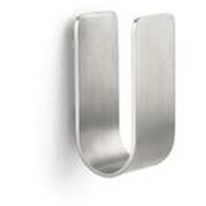 Haken Ume Zone Denmark Edelstahl matt silber, Designer VE2, 8x3.4x3.5 cm