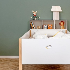 Halbhochbett mit stauraum Wolke 90 x 190 (cm) / Ohne Kopfteil / Mit 2 Schubladen