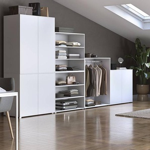 Halbhohes Schrankelement 110 cm 93 x 110 x 54cm Weiß