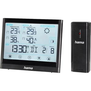 HAMA Wetterstation 186421, Full Touch, schwarz