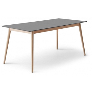 Hammel Furniture Esstisch Meza by Hammel, rechteckige Tischplatte MDF, Massivholzgestell, mit 2 Einlegeplatten