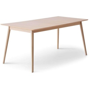 Hammel Furniture Esstisch Meza Designtisch mit Auszugsfunktion und 2 Einlegeplatten, abgerundete Tischplatte MDF, Massivholzgestell, in zwei Breiten