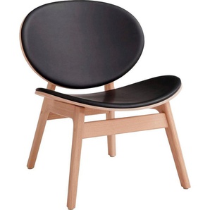 Hammel Furniture Loungesessel Findahl by Hammel One, Eiche, gepolstertes Sitz- und Rückenkissen sind mit Leder erhältlich