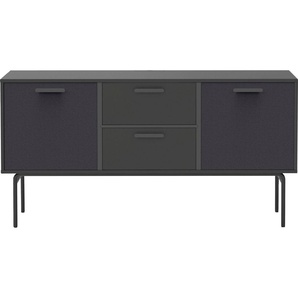 Hammel Furniture Media-Board Keep by Hammel, AV-Korpus auf Sockel, 2 Schubladen und 2 Stofftüren, Breite 113,8 cm