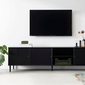 Hammel Furniture TV-Board Mistral Fernsehschrank, Medienmöbel, Hängend, Tür mit Holzstruktur/Türen mit Akustikstoff, Lowboard, B: 214,9 cm
