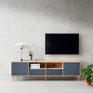 Hammel Furniture TV-Board Mistral Fernsehschrank, Medienmöbel, Hängend, mit Schubladen/Türen mit Akustikstoff, Lowboard, B: 214,9 cm