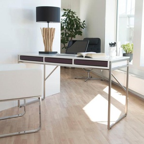 Hammel Furniture Schreibtisch Mistral, mit Metallgestell und drei Schubladen, Breite: 137,4 cm