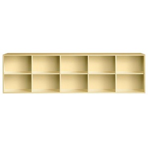 Hammel Furniture Sideboard Mistral, Hochwertig Bücherregal, Lowboard, hängend/stehend montierbar, mit 5 verstellbare Einlegeböden, B: 220 cm, anpassungsbar Designmöbel