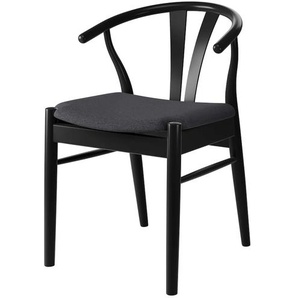 Hammel Furniture Stuhl »Frida, Esszimmerstuhl, Wohnzimmerstuhl«, Massivholz, gepolsterte Sitzfläche, versch. Farbvarianten