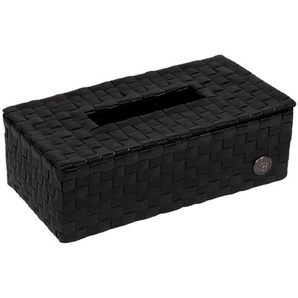 HANDED BY Luzzi  Tissue Box Tücher mit Deckel black / schwarz Spender
