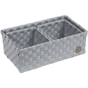 HANDED BY Volterra Aufbewahrungs Korb Körbchen 3er Set Flecht Box grey grau Neu