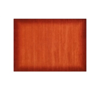 Handgeknüpfter Naturteppich - orange - Wolle - 140 cm | Möbel Kraft
