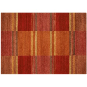 Handgeknüpfter Naturteppich  Sensation Silk Soya ¦ rot ¦ Wolle ¦ Maße (cm): B: 140