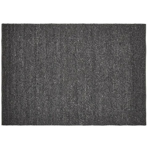 Handgewebter Naturteppich - grau - Wolle - 160 cm - 2 cm | Möbel Kraft