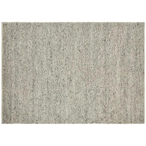 Handgewebter Naturteppich Ruhpolding ¦ grau ¦ Wolle ¦ Maße (cm): B: 160