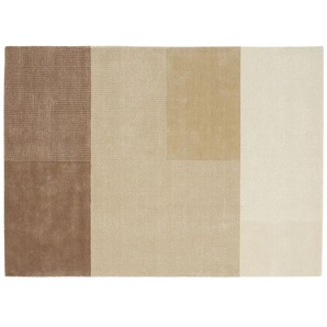 Handloom Teppich - beige - Viskose,Baumwolle - 90 cm - 0,8 cm | Möbel Kraft